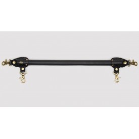 Черная распорка для ног Bound to You Faux Leather Spreader Bar - 50,8 см.