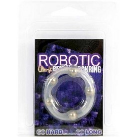 Эрекционное кольцо Robotic Beaded Cockring